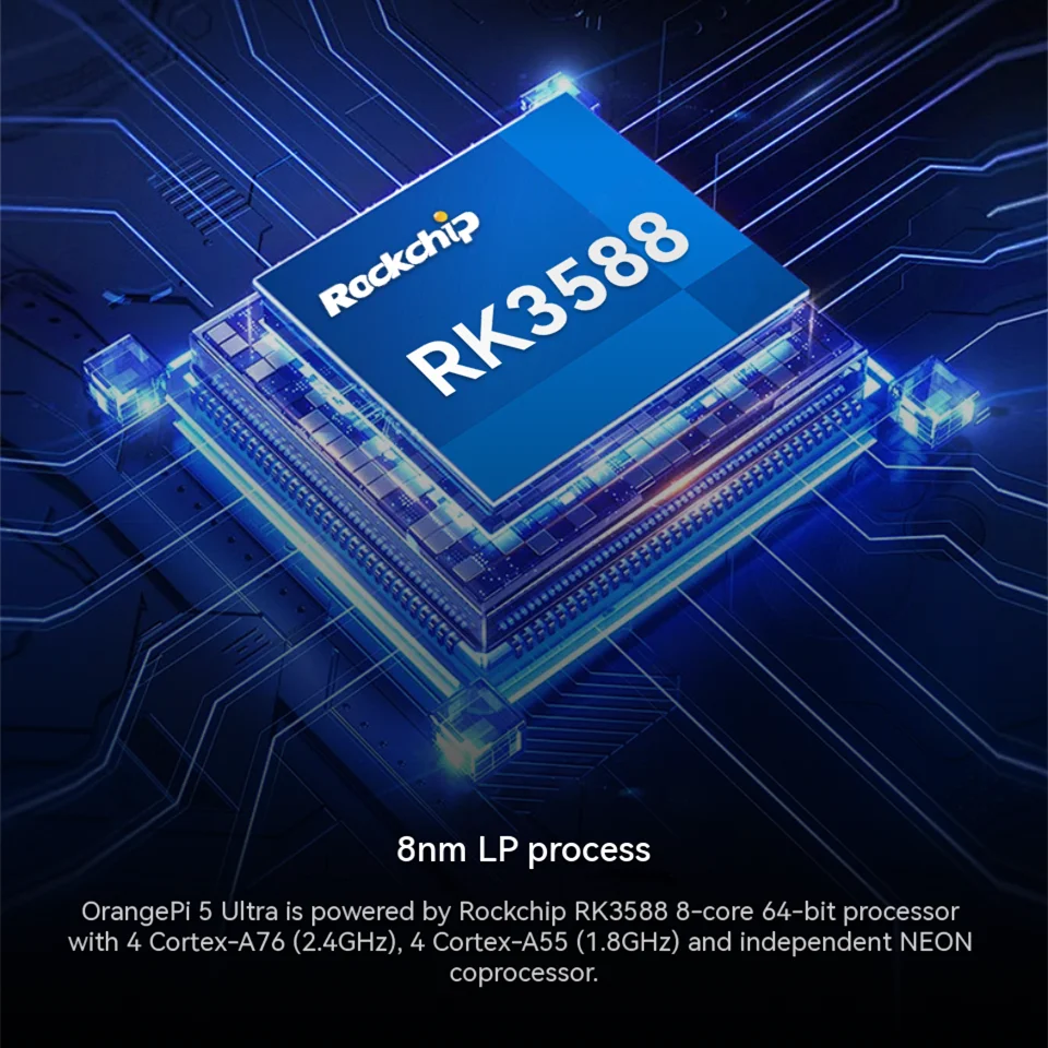 Orange Pi 5 Ultra 8GB/16GB LPD - مراجعة Rockchip Rk3588 Development Board وسعره