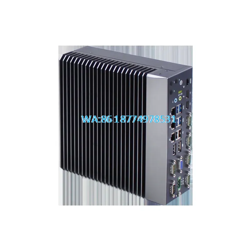 كمبيوتر صناعي مدمج صغير بدون م - مراجعة Fanless Industrial Pc Rs485 Core I7 وسعره