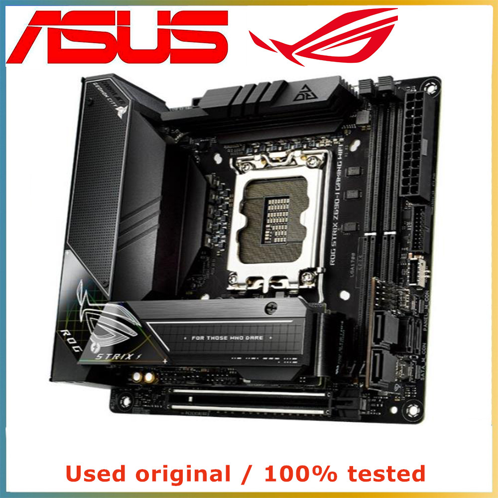 لوحة أم ASUS ROG STRIX Z690-I  - مراجعة Lga1700 Itx Motherboard Ddr5 وسعره